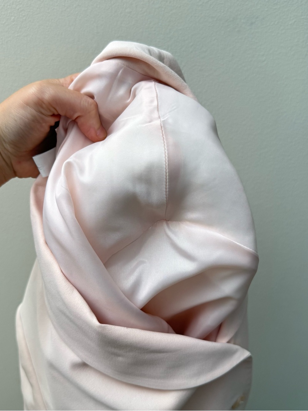 Talbots Pale Pink Women's Silk Blazer Jacket - Picture 9 of 9